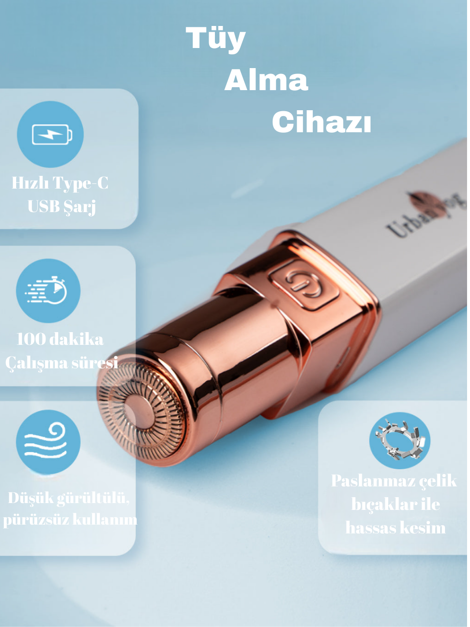 GlowFace™ Tüy Alma Cihazı