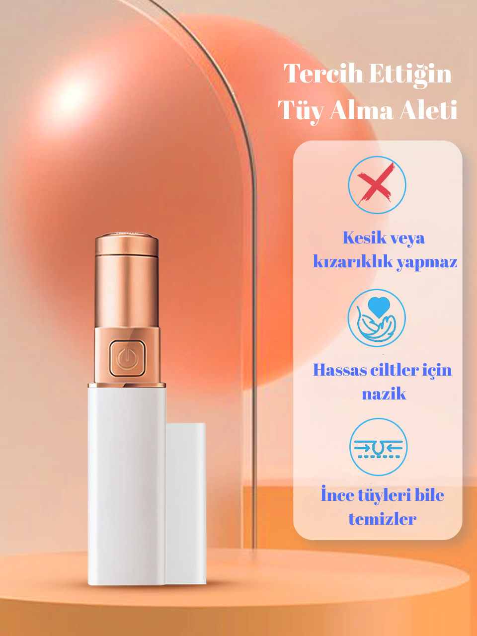 GlowFace™ Tüy Alma Cihazı